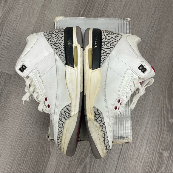 White Cement Jordan 3 2003 Size 6.5Y - Picture 2 of 6